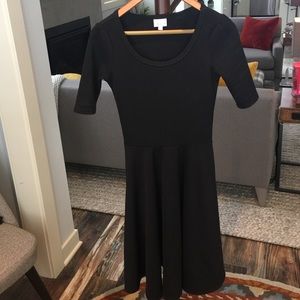 LuLaRoe Nicole, Black, XS - NWOT