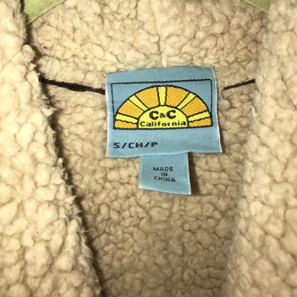 C&C California Shearling Vest - Picture 2 of 4