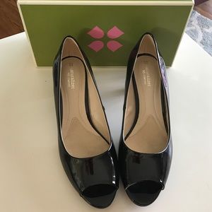 Naturalized "Hanning" Black Patent Heels