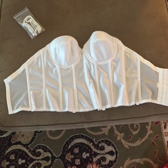 Dominique strapless bodice/ bra for wedding dress