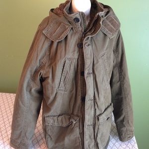 Hollister men's coat with hood