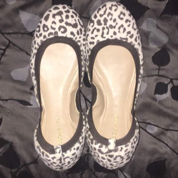 BCBGeneration Leopard Flats - Women's size 8.5