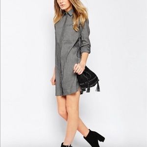NWOTs! ASOS Shirt Dress in Natural Fiber Size 6