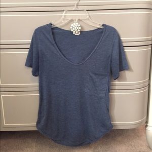 Blue Garage pocket tee