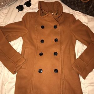 Camel tan H&M Pea coat- new