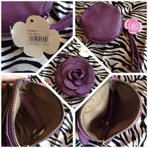 Cute little purple flower wristlets