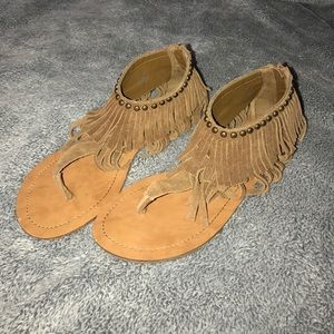 Steve Madden fringe sandals