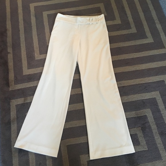 Kenneth Cole Wide Leg Pants in Off White