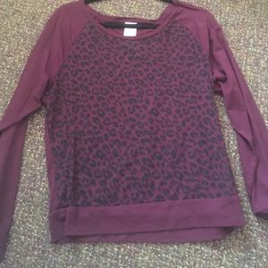 VS Pink cheetah printed shirt