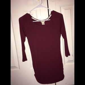 Clothes: long sleeve