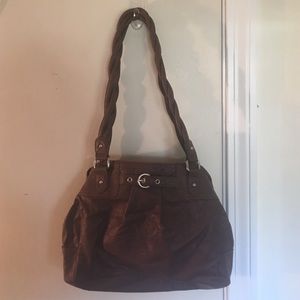 Brown shoulder bag