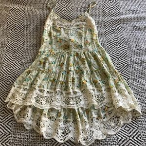 Free People hi-lo lace camisole