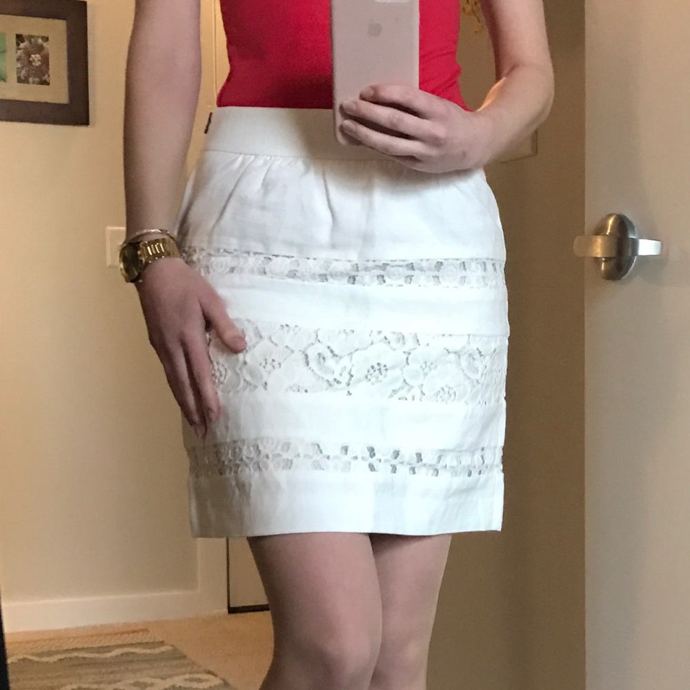Loft lace skirt