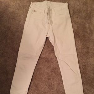 White Hudson Skinny Jeans