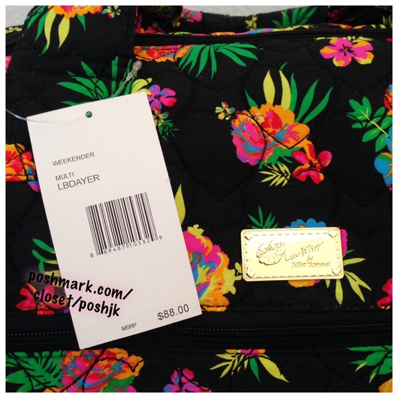NWT 💕Betsey Johnson Weekender Bag - Picture 4 of 4