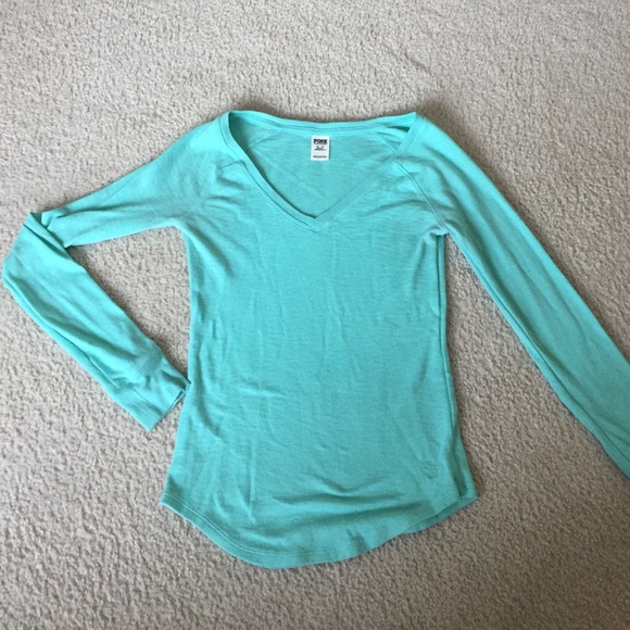 pink vs waffle long sleeve t - Picture 1 of 2
