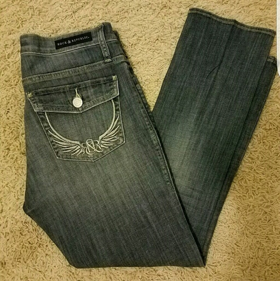 ROCK & REPUBLIC Women's Jeans Straight Leg