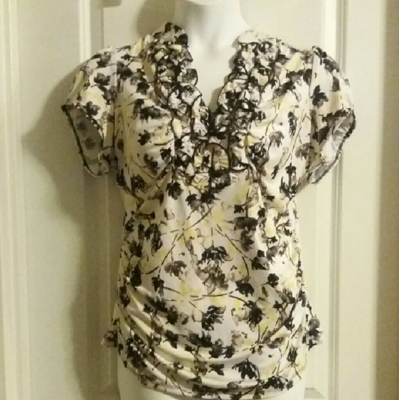 heart and soul plus Tops - Floral Top Plus