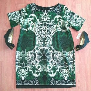Emerald Printed Dress