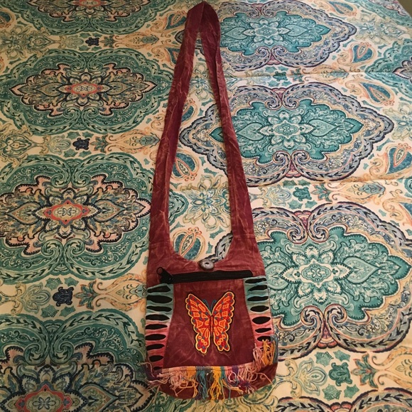 Boho chic butterfly inspired cross body bag ✨