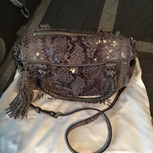 Michael Kors Weston Snakeskin Satchel Set
