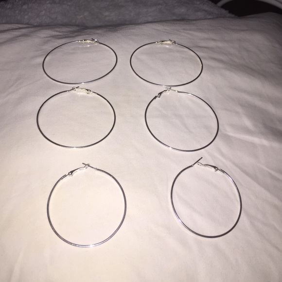 3pc hoop earring set