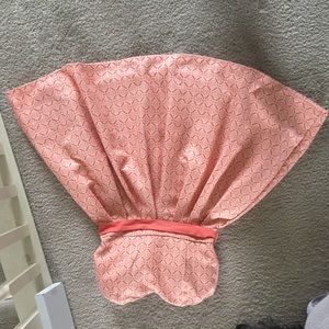 Elegant Teacup dress That is a peachy color