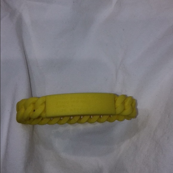 rubber standard supply marc jacobs bracelet yellow
