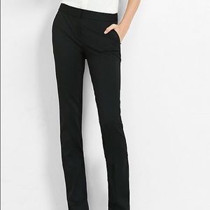 Black boot cut dress pants