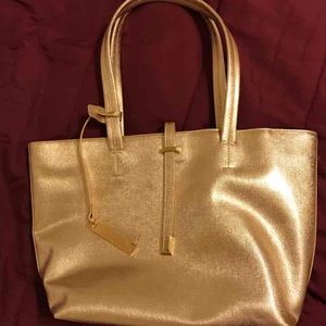 NWOT Vince Camuto gold bag
