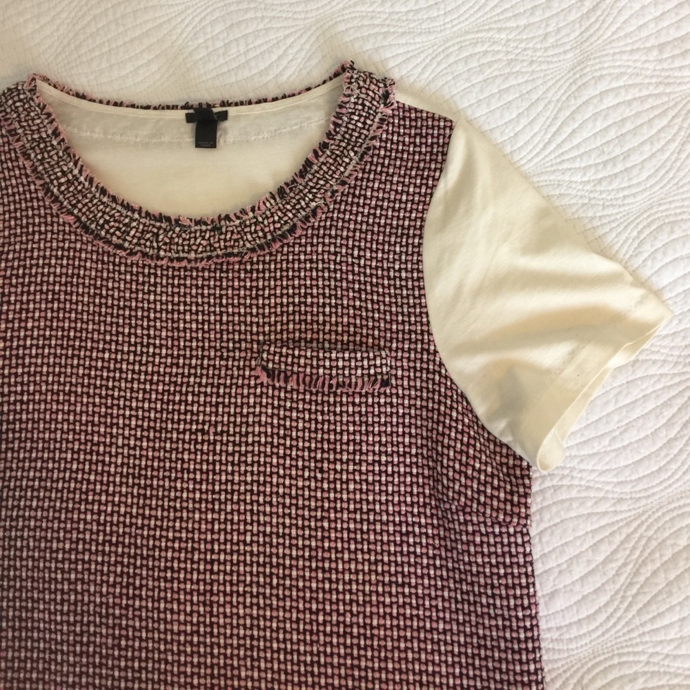 JCREW Tweed Short Sleeve