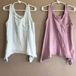 2 Old Navy girls Flowy Tank tops