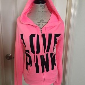 Bright pink VS PINK jacket