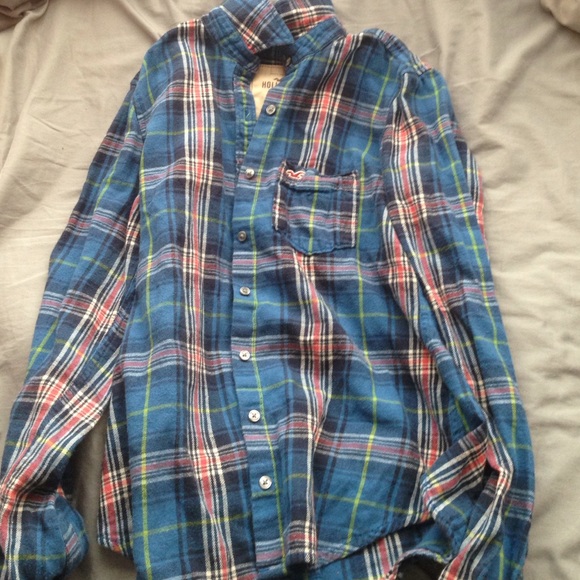 Hollister plaid shirt