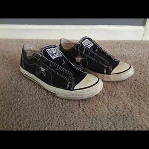 Converse One Star black and white sneakers