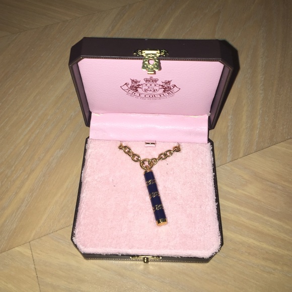 Juicy Couture pendant necklace with gold chain
