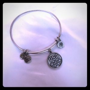 Alex & Ani USA Charm Bangle. Great condition.