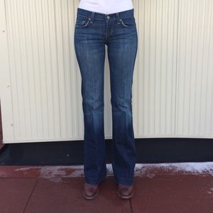Wide leg 7 For All Mankind jeans.
