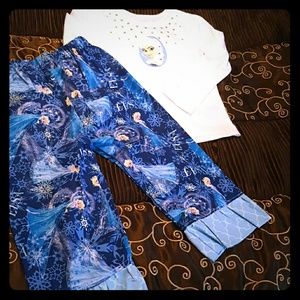 Frozen Elsa Pajama Set Boutique size 4T
