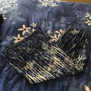 Wide leg palazzo pants