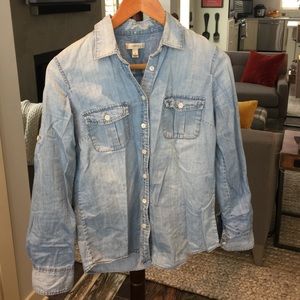 J. Crew light denim shirt, 0