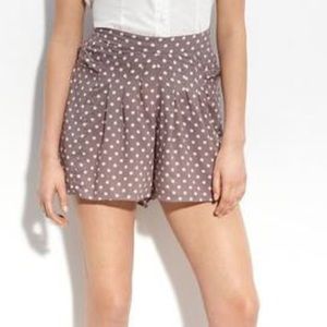 FREE PEOPLE WOMENS SHEILA POLKA DOT SHORTS M