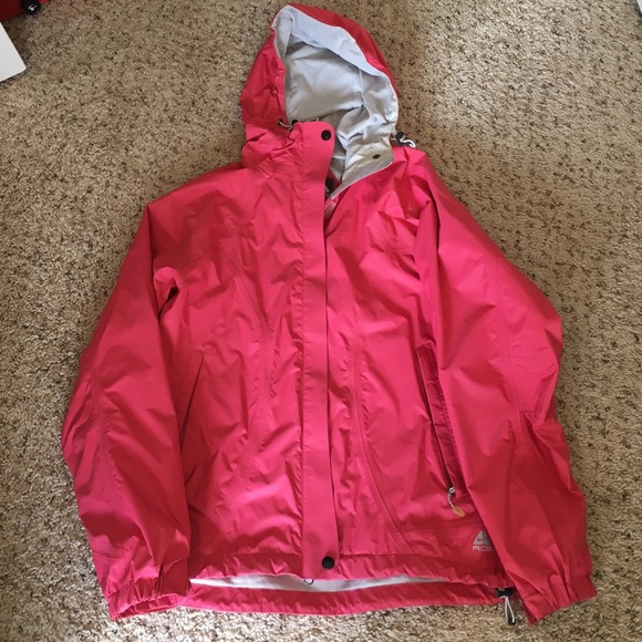 Nike double zipper raincoat