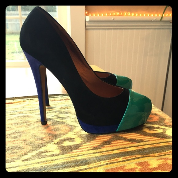 REDUCED PRICE! Aldo, Color block high heels