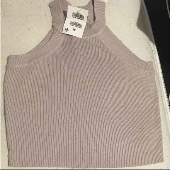Brandy Melville halter crop top