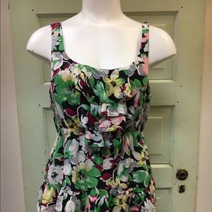 Anthropologie Moulinette Soeurs Silk Tiered Dress