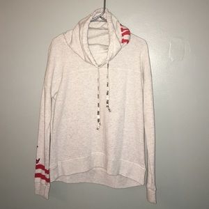 Vs cowl neck Louisville cards sweater