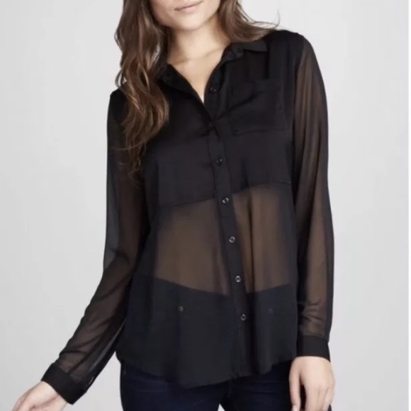 half sheer top