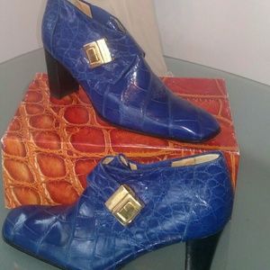 Vintage Genuine Alligator  Mauri boots