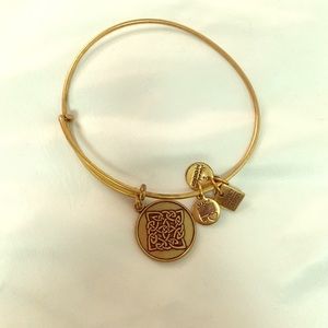 Alex & Ani Celtic Knot charm bangle